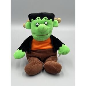 Vintage FRANKENSTEIN Bean Bag Monster Green Doll 12” GOFFA
